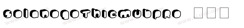 SolanoGothicMVBPro 字体转换